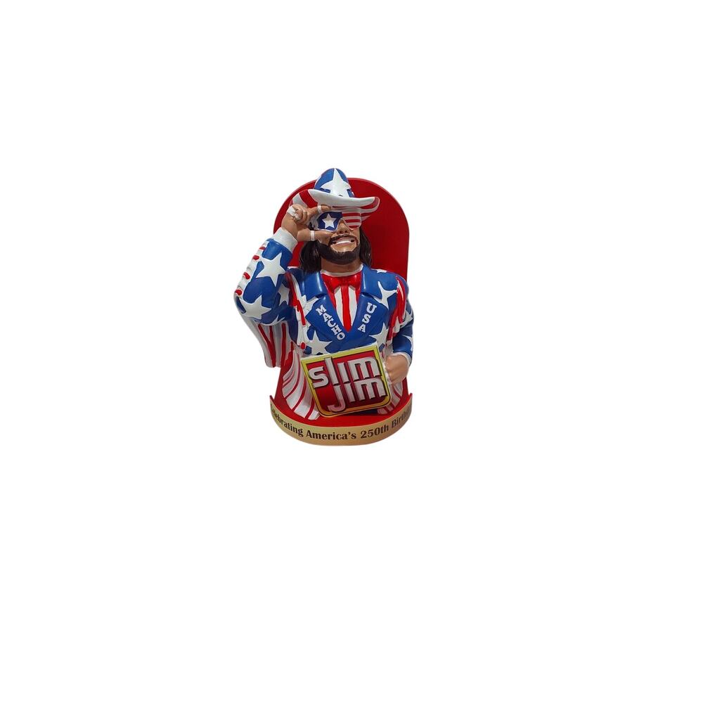 LIMITED EDITION MACHO MAN RANDY SAVAGE DISPLAY.